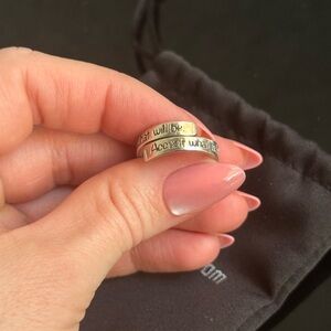 Kapal Laut Elegant Silver Inspirational Ring